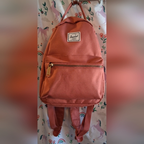 Herschel Nova Tea Rose Casual School Everyday Large Mini Backpack Purse Bag - Picture 1 of 15